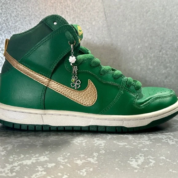Nike | Shoes | St Patricks Pattys Day Nike Dunk High Pro Sb Size 